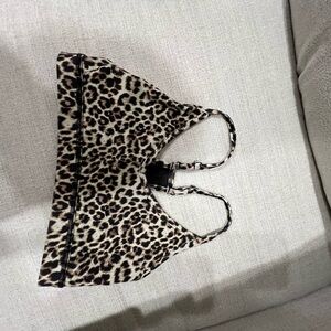 Leopard Print Sports Bra